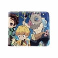 thumbnail image 1 of Billetera Kamados Tanjirous, con personajes de anime, delgada y plegable, 1 of 2