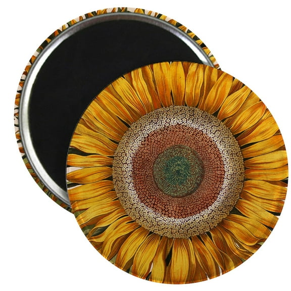 CafePress - Basilius Besler Sunflower Magnet - 2.25" Round Magnet, Refrigerator Magnet, Button Magnet Style