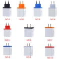thumbnail image 2 of Reemplazo para iPhone Android Inteligente Travel 3 Cargador USB Adaptador de pared Portátil Rápido Carga de teléfono móvil Enchufe de EE. UU. Scienceny EL0896-07, 2 of 2