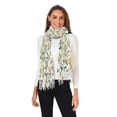 thumbnail image 2 of FORMRS Womens Scarf Winter Soft Long Big Warm Shawls Wrap Tassel Scarves, Autumn Greenery, 2 of 9