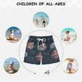 thumbnail image 6 of FORMRS Boys Swim Trunks Quick Dry Mesh Liner Boardshorts Sizes XS-XL, Starry Fireworks Pattern, 6 of 7