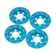 thumbnail image 1 of Pinzas de freno 1/10 RC Crawler Aleación de automóviles Actualizaciones de aleación Reemplazar la parte Reemplazo de decoración de estilo de automóvil para Axial SCX10 90046 Azul 4 piezas Inevent FN001269-03, 1 of 7