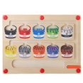 thumbnail image 5 of Bolígrafo magnético de madera para niños, cambio de cuentas, operación de conteo magnético, juego de clasificación de colores, juguetes educativos de educación temprana, 5 of 5