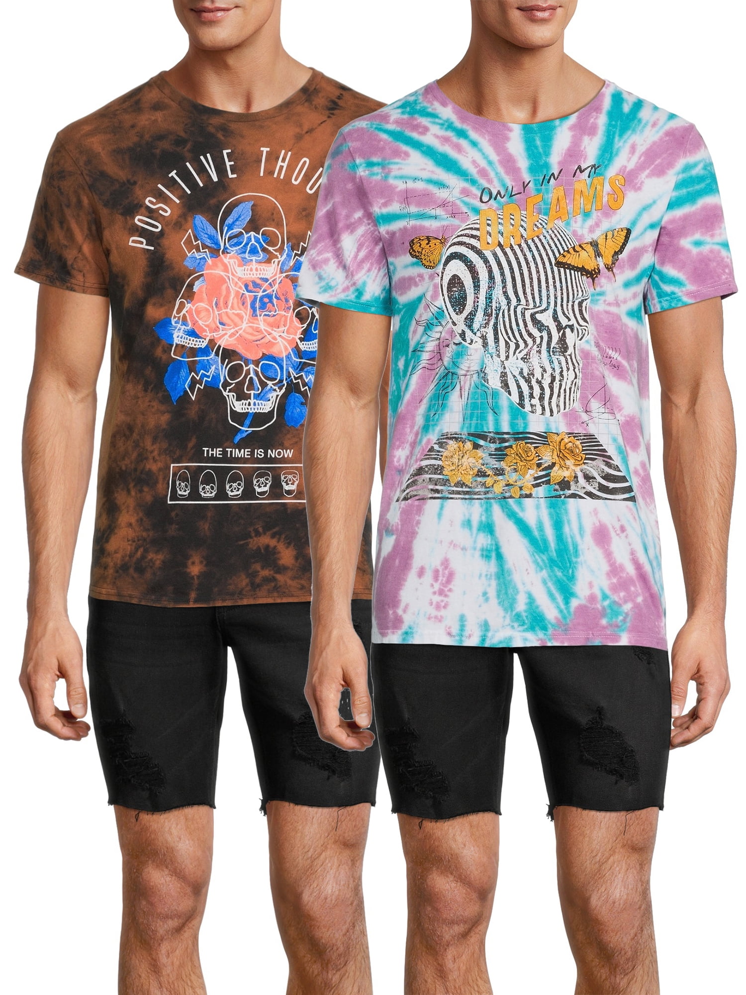 Tie Dye Short Sleeve Graphic T-Shirt 