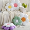 thumbnail image 6 of Flower Pillow White 15.74 inch Flower Shaped Throw Pillows Daisy Plush Pillow Floor Pillows Seat Cushion Cute Aesthetic Decorative Throw Pillows for Bed Home Sofa Chair Couch Decor, 6 of 8