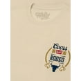 thumbnail image 2 of Tee Luv Coors Banquet Rodeo Bull Double Sided Beer Logo Cream Shirt (Men's) (M), 2 of 7
