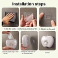 thumbnail image 5 of Plastic Wrap Storage Box, Plastic Wrap Storage Box Dispenser, Plastic Wrap Dispenser With 100pcs Cling Film Bags, 5 of 5