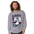 thumbnail image 5 of Popeye Blessed Cool Asian Inspired Men's Crewneck Sweatshirt Brisco Brands X, 5 of 6