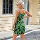 thumbnail image 2 of Women Casual Jumpsuit Summer Sleeveless Romper Shoulder Strap Shorts with Pocket, 2 of 3