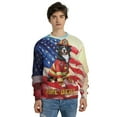 thumbnail image 4 of Firefighter Bernese Mountain Dog Hero Rescue Fire Dept Fireman USA Flag All Over Print 3D Sweatshirt Unisex Merch Berner Lover Gifts - 02026, 4 of 6