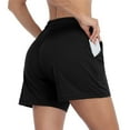 thumbnail image 5 of Charmo Women's Lounge Running Shorts Elastic Waist Gym Athletic Shorts with Pockets, 5 of 6