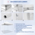thumbnail image 4 of EAGLE PEAK 10x10 Heavy Duty Pop up Commercial Canopy Tent Instant Sun Shelter with Roller Bag, 4 Sandbags, 4 of 10