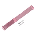 thumbnail image 3 of Uxcell Stainless Steel Mesh Watch Band 20mm Quick Release Magnetic Clasp, Pink, 3 of 6