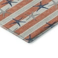 thumbnail image 4 of Addison Rugs Mayfield Washable Coastal Starfish Coral Rectangle Rug, 5' x 7'6", 4 of 6