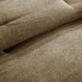 thumbnail image 5 of 7 Piece Faux Suede Comforter Set Grey King, 5 of 14