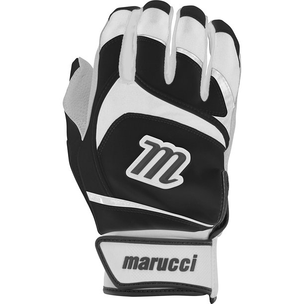 Youth Signature Baseball Batting Gloves, Black, Small, By Marucci from