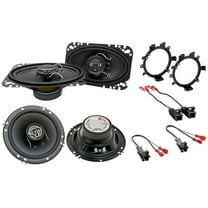 Cerwin Vega XED46 4x6" & XED62 6.5" 2-Way Speaker Bundle Fit 1995-up GM trucks