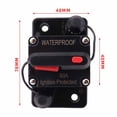 thumbnail image 7 of yotijay 12V-48V DC Marine Circuit Breaker with Manual Reset Compact Waterproof Protected 80A, 7 of 7