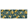thumbnail image 6 of Yayeee Kitchen Valance Rod Pocket 54" x 18" Living Room Window Curtain, Blue Lemons, 6 of 6