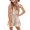 Beige, variant on Langwyqu Womens Ruffle Layered Shorts Jumpsuit V Neck Beach Tank Rompers