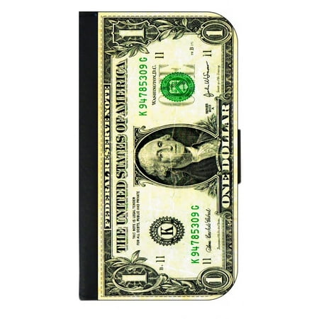 Dollar Bill - Wallet Style Phone Case with 2 Card Slots Compatible with the Samsung Galaxy s7 Edge