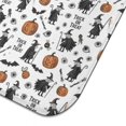 thumbnail image 5 of White Halloween Witch Pumpkin Pattern Dish Drying Mat for Kitchen 1 Pack, Ultra Absorbent Microfiber Dishes Drainer Mats,16"x18", 5 of 6
