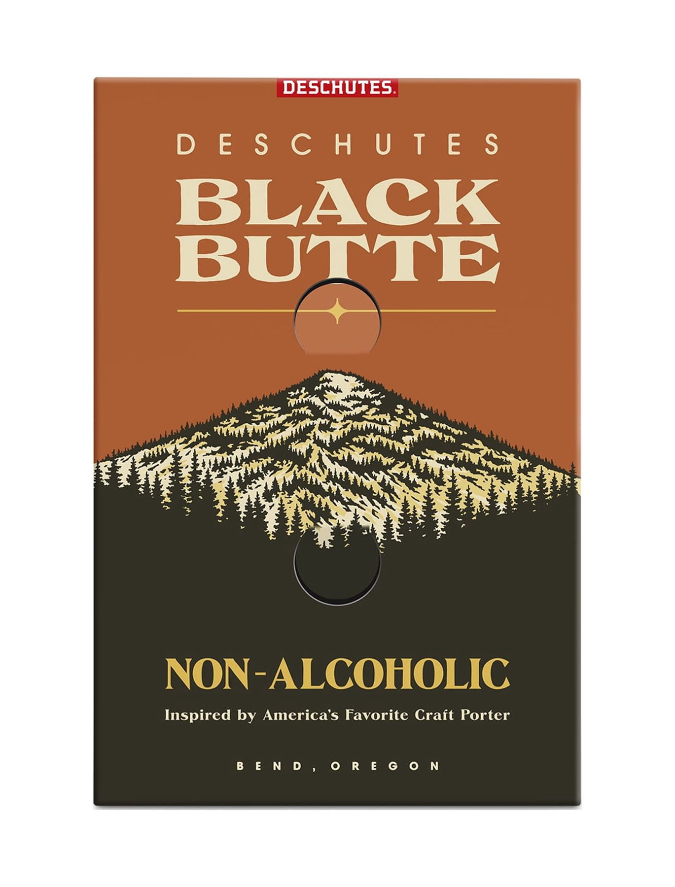 Deschutes Black Butte Non-Alcoholic Craft Beer, 12 fl oz, 6 Pack