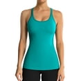 thumbnail image 1 of Beautyin Women's Athletic Yoga Tops Slim Fit Racerback Running Undershirt, 1 of 5