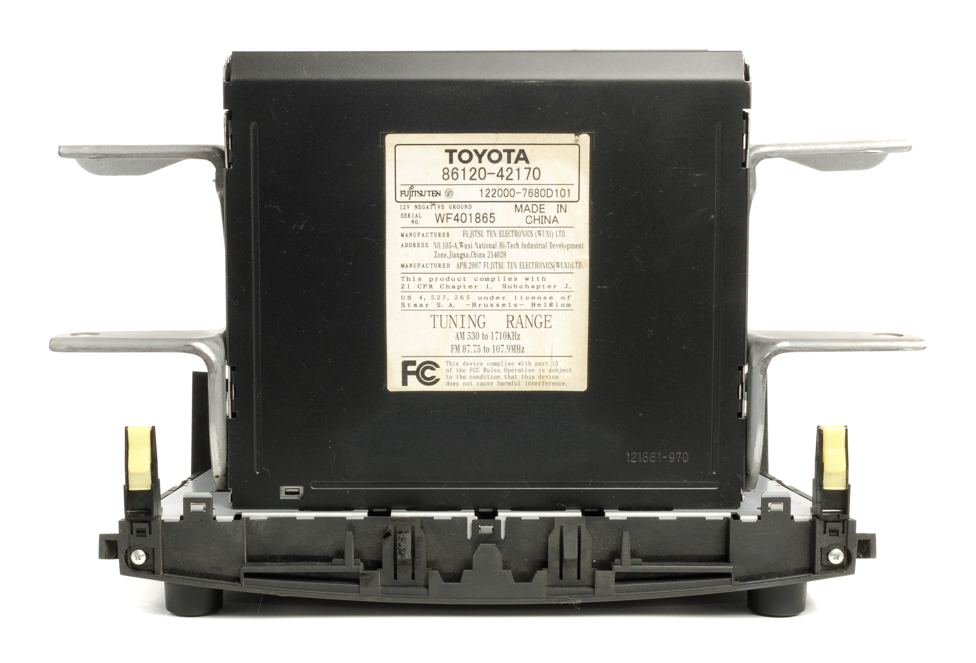 Restored 2006-2008 Toyota Rav4 OEM Original AM FM Stereo CD Player 86120-42170 Face 11812 (Refurbished)