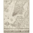 thumbnail image 2 of New York Common Council,  12x14 White Modern Wood Framed Museum Art Print Titled - Plan of the City of New York, copied from the Ratzer Map. Surveyed in the Years 1766-1767., 2 of 4