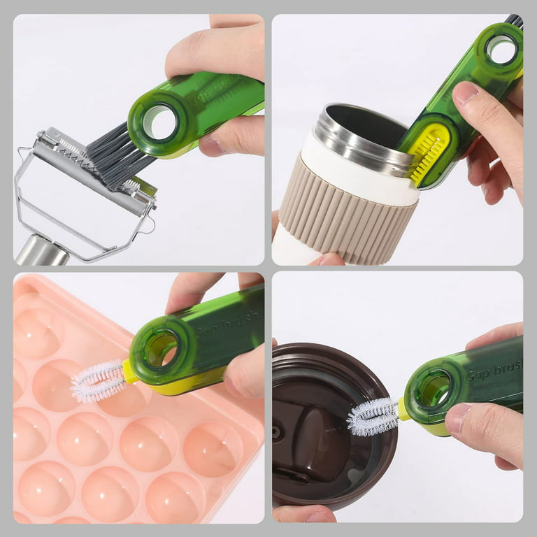 3 in 1 Cup Lid Gap Cleaning Brush Set, Multifunctional Insulation Bottle  Cleaning Tools, Mutipurpose Tiny Silicone Cup Holder Cleaner, Home Kitchen  Cleaning Tools(3Pcs) 