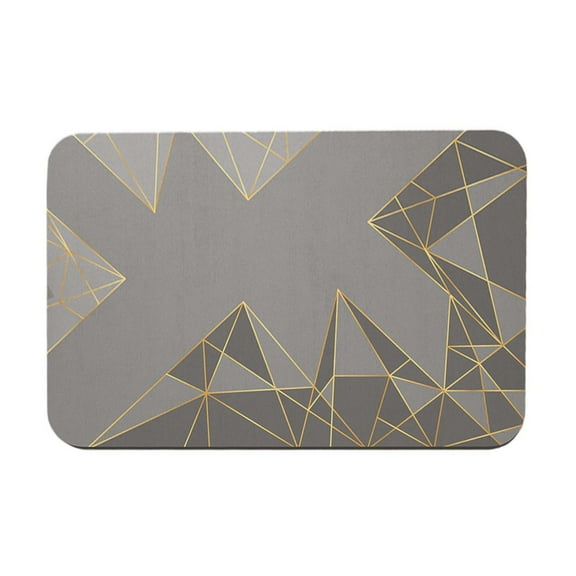 TaTaai 1Pcs Large Stone Bath Mat for Bathroom Quick Dry Diatomaceous Earth Bath Mat, Non Slip Magic Absorbent Bathroom Floor Shower Mat Water Absorbing Diatomite Stone Dying Bathmat