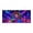 Blue1, variant on Neon Light Christmas Garage Door Banner, UV Blacklight Reactive Large Garage Door Cover, Polyester Winter Outdoor Christmas Holiday Background Decor