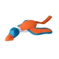 thumbnail image 6 of Chuckit! Flying Duck Sling Fabric Dog Toy, Polyester Fetch Slingshot Toy For Dogs, Flies and Crinkles, Small 14", For Breeds Up To 60 lb, Pack of 1, Orange and Blue, 6 of 6