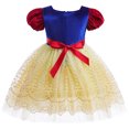 thumbnail image 3 of Girls Snow White Princess Dress Halloween Cosplay Costume with Accessories, 3 of 6