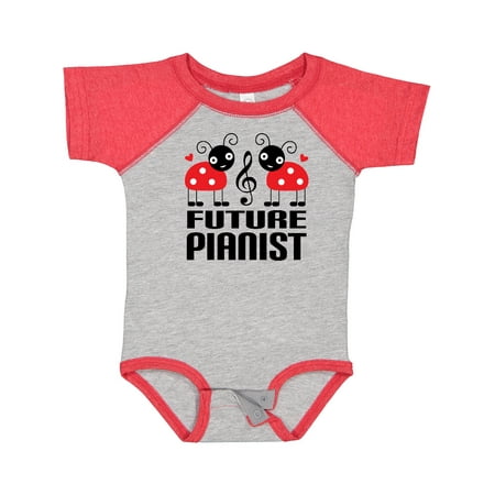 

Inktastic Piano Gift Future Pianist Gift Baby Girl Bodysuit