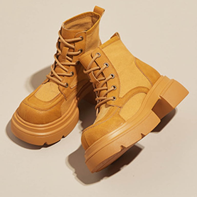 E-759 Yellow Womens Winter Satin Fabric Low Cut Short Boots E-759 Yellow Womens Winter Satin Fabric Low Cut Short Boots