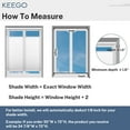 thumbnail image 6 of Keego No Drill Top Down Bottom Up Cellular Shades for Windows Light Filtering Cordless Blind Window Shades No Tool Honeycomb Blinds Shades for Home, Easy To Install, White, 31.5"W x 78"H, 6 of 9