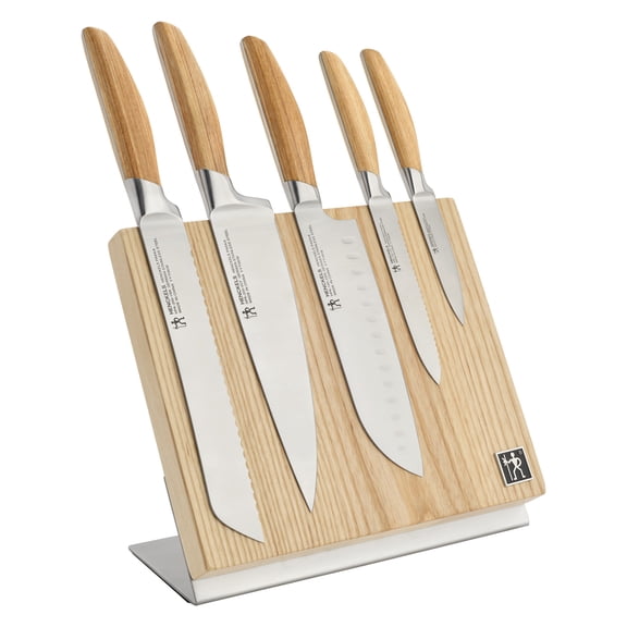 Henckels Pakka 6-pc Magnetic Easel Knife Set.