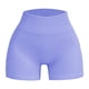 thumbnail image 1 of Pantalones cortos de entrenamiento sin costuras y acanalados para mujer: cintura alta, elásticos para yoga/gimnasio, talla real, tallas asiáticas, lavado a mano en frío., 1 of 3