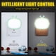 thumbnail image 5 of Luz nocturna para niños con enchufe, 2 piezas de luz nocturna con enchufe eléctrico para niños con sensor crepuscular, luz nocturna LED ajustable, Plug and Play, lámpara de pared pequeña para, 5 of 5