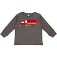 thumbnail image 3 of Inktastic Fire Truck (Red) Boys or Girls Long Sleeve Toddler T-Shirt, 3 of 5