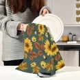thumbnail image 6 of Dreamtimes Sunflowers and Leaves Kitchen Dish Towels 1 Piece,Absorbent Soft Dishcloths Towels Reusable Hand Towels Quick Drying Cleaning Cloth, Tea Towels,18" x 28", 6 of 7