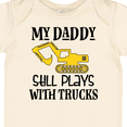 thumbnail image 4 of Inktastic Construction Daddy Still Plays with Trucks Boys or Girls Baby Bodysuit, 4 of 5