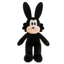 Wizlet Black Rabbit Plush Toy, Retro Black Cute Plush Toy A Heartwarming Choice For Companionship 17.7 in