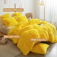 thumbnail image 3 of Kqpoinw 4 Piece Plush Duvet Cover Set, Luxury soft velvet plush bedding set, plush duvet cover with 2 pillowcases, zip closure, 3 of 6