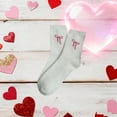 thumbnail image 2 of Jamicy Casual Socks for Women Fuzzy Socks Winter Soft Slipper Socks Coquette Stuff Fluffy Thick Spa Home Sleeping Cozy Home Wear, 2 of 3