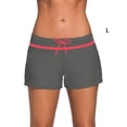 thumbnail image 2 of Soidarity Traje de baño Ajustable Buena elasticidad Piernas de pantalón ensanchadas Pantalones cortos Traje de baño transpirable Diferentes tamaños Deportes acuáticos gary rojo L Soidarity OD020167-39B, 2 of 6