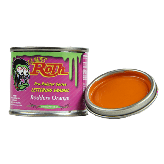 Rodder's Orange Lettering Enamel