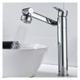 thumbnail image 3 of Bathroom Basin Faucet With Shower Head Gold Sink Mixer Tap Black Oil Brushed Hot &amp; Cold Rotating Spray Nozzle Unique Design ,360° Swivel Spout, 3 of 7